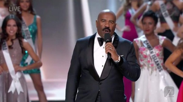 Steve Harvey recuerda su 'metida de pata' en Miss Universo