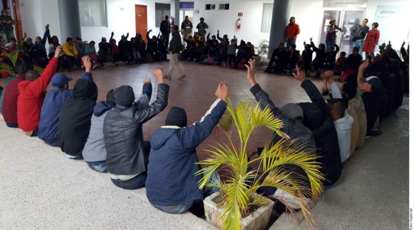 Rescatan a 109 migrantes centroamericanos en México