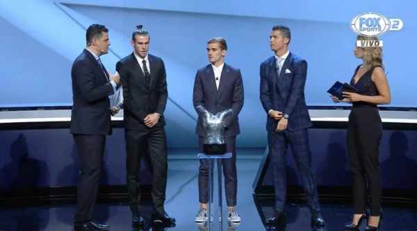 Raro look de Antoine Griezmann sorprende en gala de la Uefa