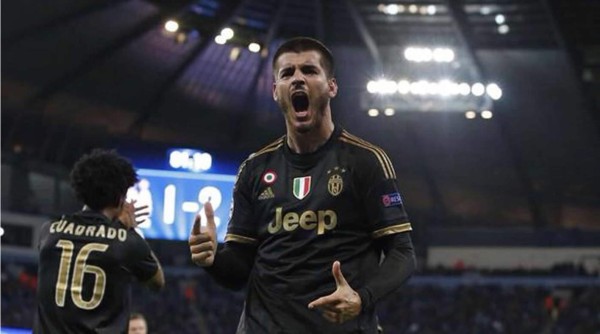 Morata le da triunfo valioso a la Juve ante el City