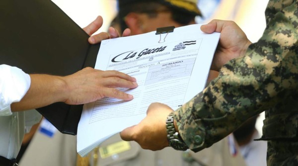 Presidente Hernández entrega reformas penales a Fusina en San Pedro Sula  