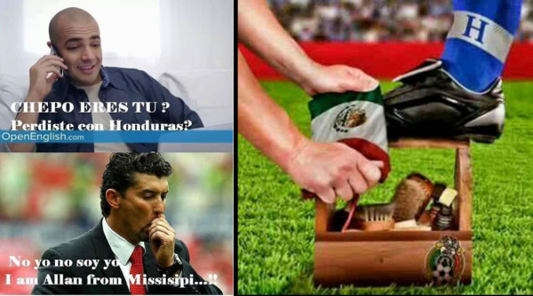 Con memes se burlan de la derrota de México ante Honduras 2-1