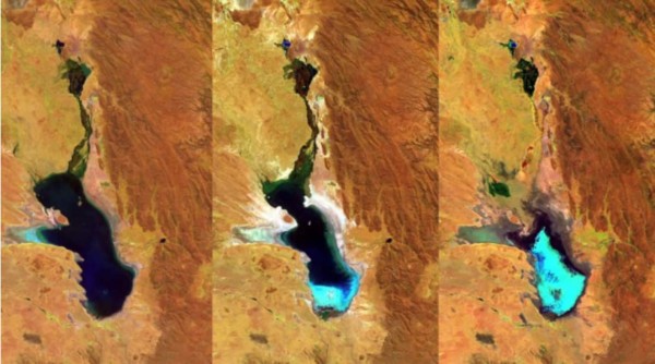 Un lago que se esfuma