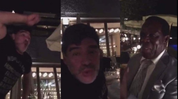 Maradona y su versión de 'No woman, no cry'