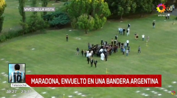 ¡Hasta siempre, Diego! Maradona fue sepultado y ya descansa en paz tras una multitudinaria despedida en Argentina