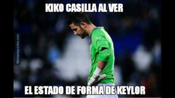 Keylor Navas, protagonista de memes en la Champions League