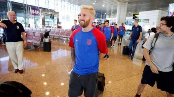 El Barcelona viaja a Inglaterra con Messi y sin Adriano