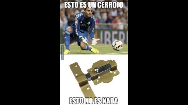 Keylor Navas, protagonista de memes en la Champions League