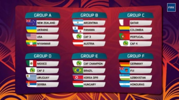 Honduras se enfrentará a Alemania en Nueva Zelanda 2015