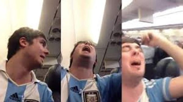 Video: Así celebraron en un avión la clasificación de Argentina a la final