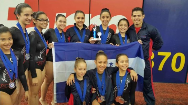 Gimnastas hondureñas triunfan en Estados Unidos