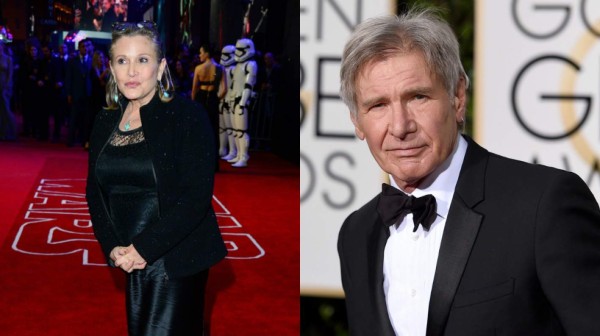 Carrie Fisher vivió un intenso romance con Harrison Ford