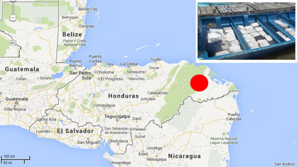 Decomisan 775 kilos de cocaína en La Mosquitia de Honduras