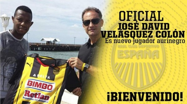 Real España ficha al central José Velásquez Colón