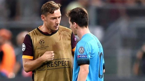 Video: El especial pedido de Totti a Messi