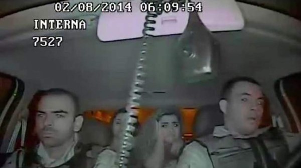 La estudiante Haíssa Vargas Motta (22) fue alcanzada por los disparos y murió. Foto YouTube.