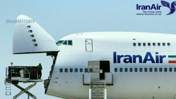 Irán envió cinco aviones con alimentos a Catar