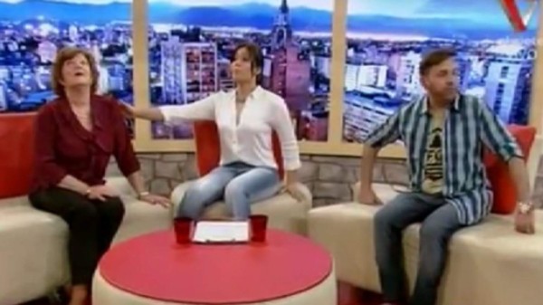 El pánico de los periodistas chilenos por el terremoto