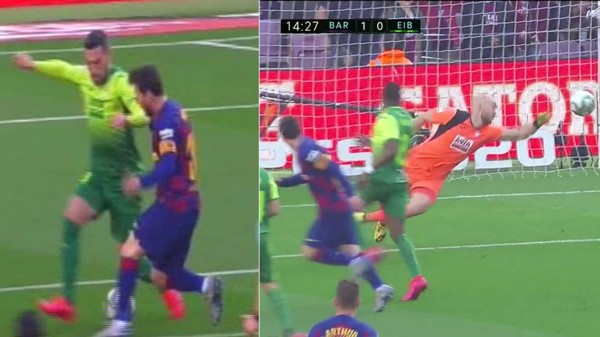 Messi se inventa otra genialidad y marca un golazo al Eibar