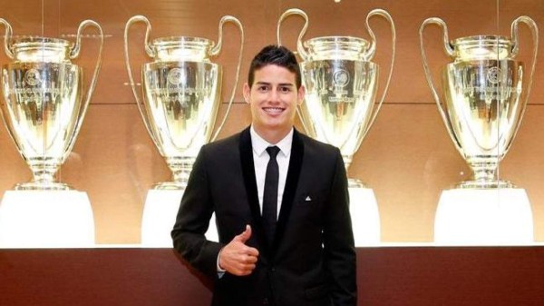 Colombiano James Rodríguez, nuevo jugador del Real Madrid