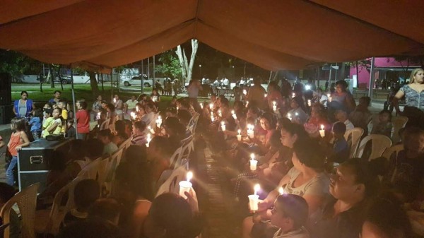La Navidad se vivió en el parque de Las Palmas de San Pedro Sula