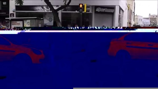 Este joven decidió darles una lección a los choferes imprudentes. Foto YouTube.