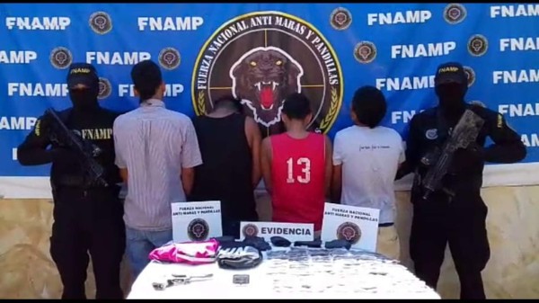 En operativo antimaras capturan a cinco sospechosos de la MS-13