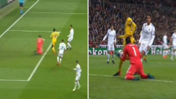 El terrible error de Keylor Navas regalando un gol a la Juventus