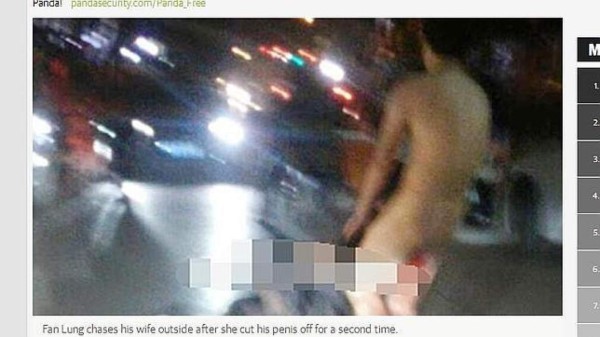 Mujer le corta dos veces el pene a su marido por infiel y lo tira por la ventana