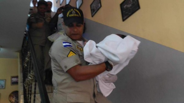 Entre los quemados hay una recién nacido.