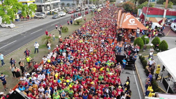 Las imágenes de la jornada son espectaculares.