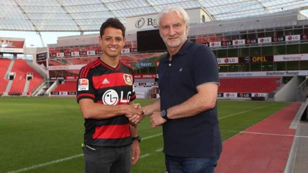 'Chicharito': 'Es maravilloso jugar con el Leverkusen'