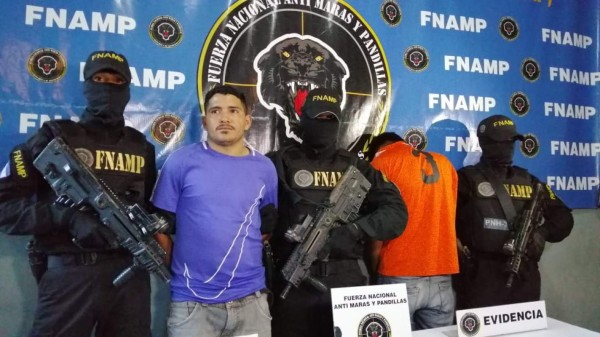 FNAMP captura a supuestos extorsionadores de la MS13 en San Pedro Sula  