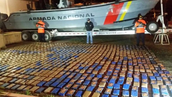 Colombia incauta tonelada y media de cocaína