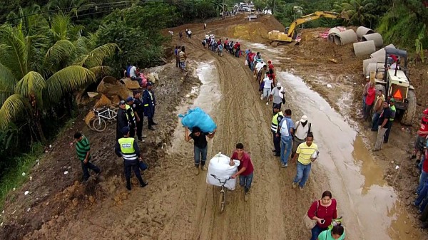 El valle del Aguán sigue postrado por las lluvias