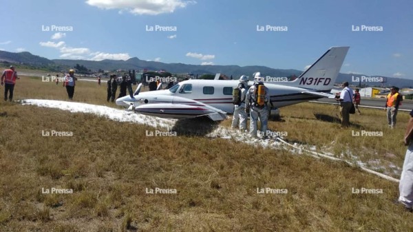 Desvían dos vuelos de Toncontín al Villeda Morales tras forzoso aterrizaje de avioneta