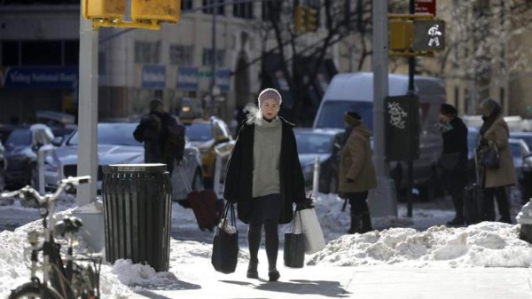 El frío se moderará a partir del lunes en el noreste de Estados Unidos