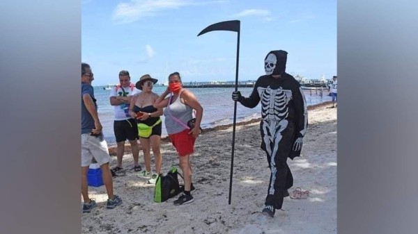 Personaje de 'La Muerte' no paseaba en playas de Honduras