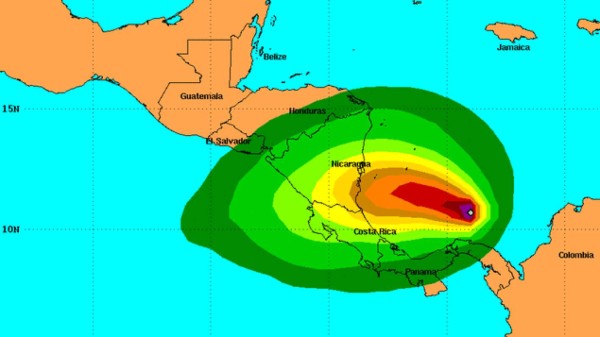 Tormenta Otto a punto de convertirse en huracán frente a Costa Rica