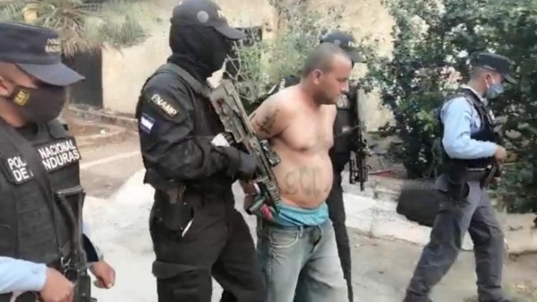 Capturan a alias 'El Buzo', supuesto miembro de la MS, en Comayagua