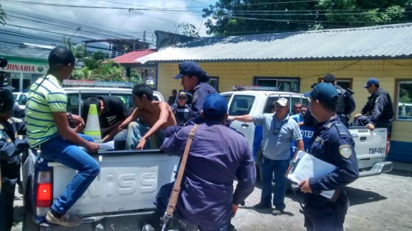 Detención judicial para pandilleros de La Ceiba