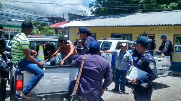 Detención judicial para pandilleros de La Ceiba