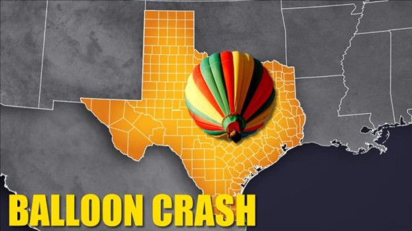 Se estrella globo aerostático en Texas con 16 personas a bordo