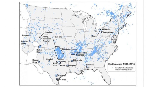 Terremotos causados por el hombre ponen en riesgo a 7 millones