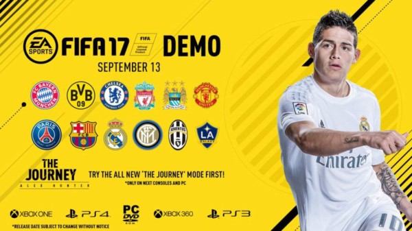 Ya salió el demo de FIFA 17