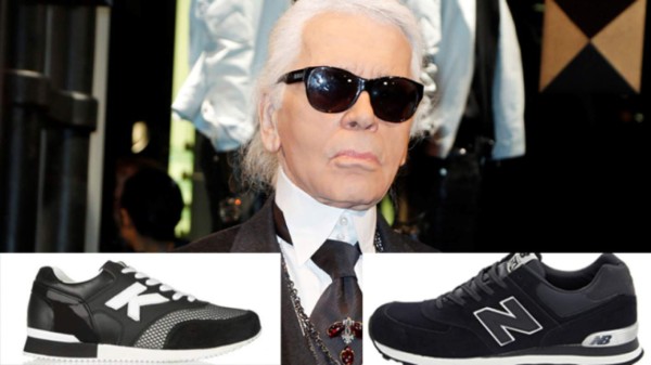 Karl Lagerfeld, demandado por New Balance por plagio de deportivas