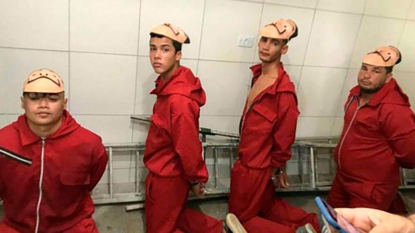 Asaltan una prisión disfrazados de personajes de ‘La Casa de Papel’