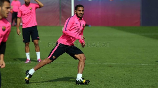 Douglas y Alba, las novedades en el entrenamiento del Barça