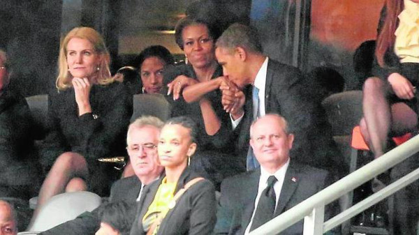 Fotógrafo que captura el selfie de Obama: La cara de Michelle fue casualidad
