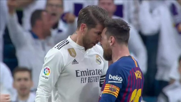 Sergio Ramos suelta un manotazo a Messi y el argentino responde con fuertes insultos